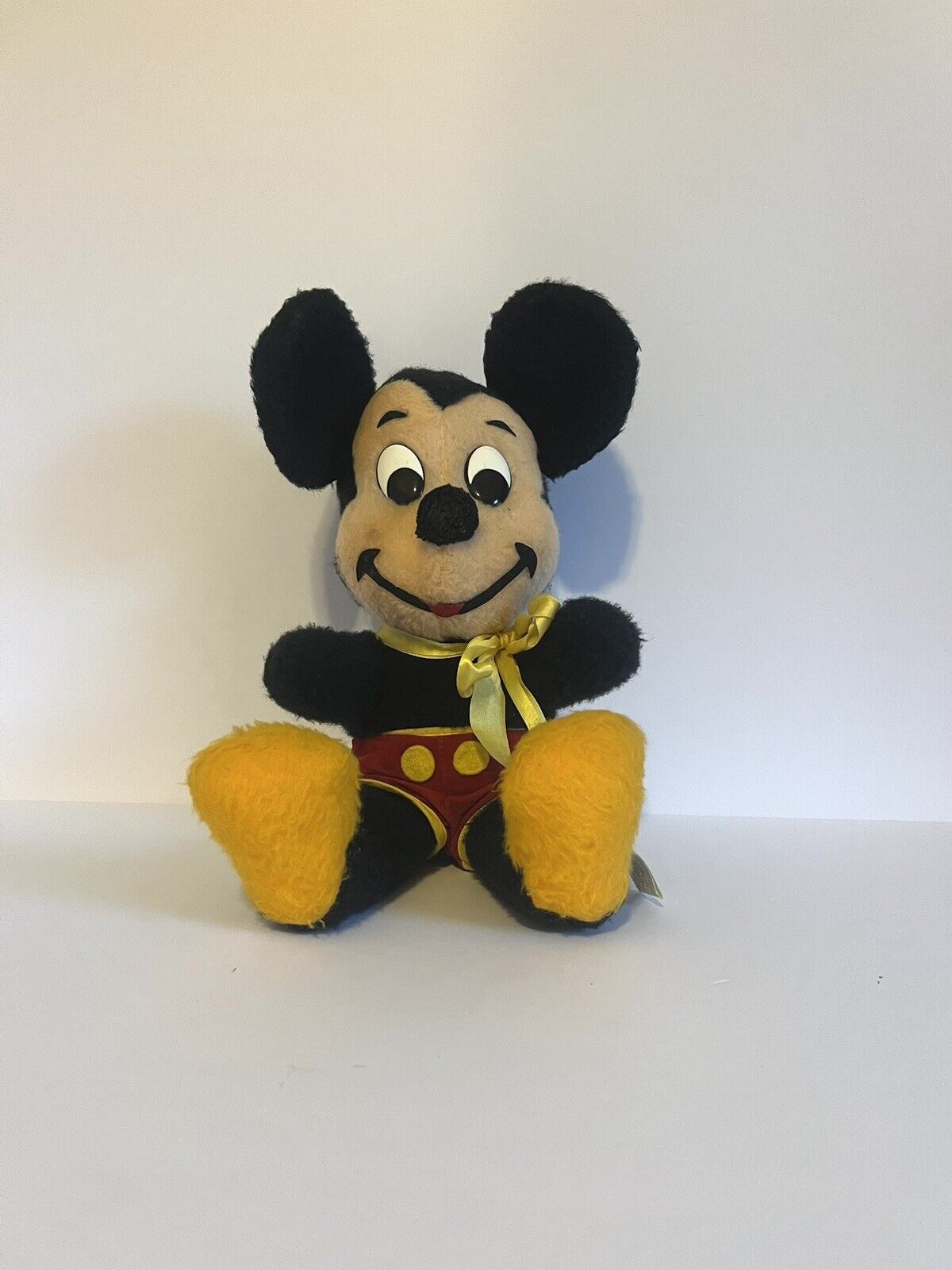 Vintage Disneyland Walt Disney World Mickey Mouse Plush Stuffed Animal