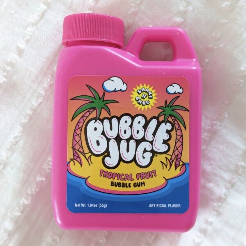 Bubble Jug 'Tropical Fruit' Chewing Gum 1.94oz SEALED