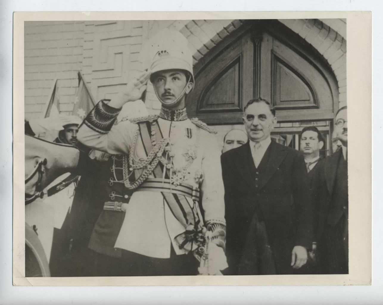 1942 IRAQ VINTAGE PHOTO نوري السعيد‎ OPENING OF PARLIAMENT NURI-AS-SAID