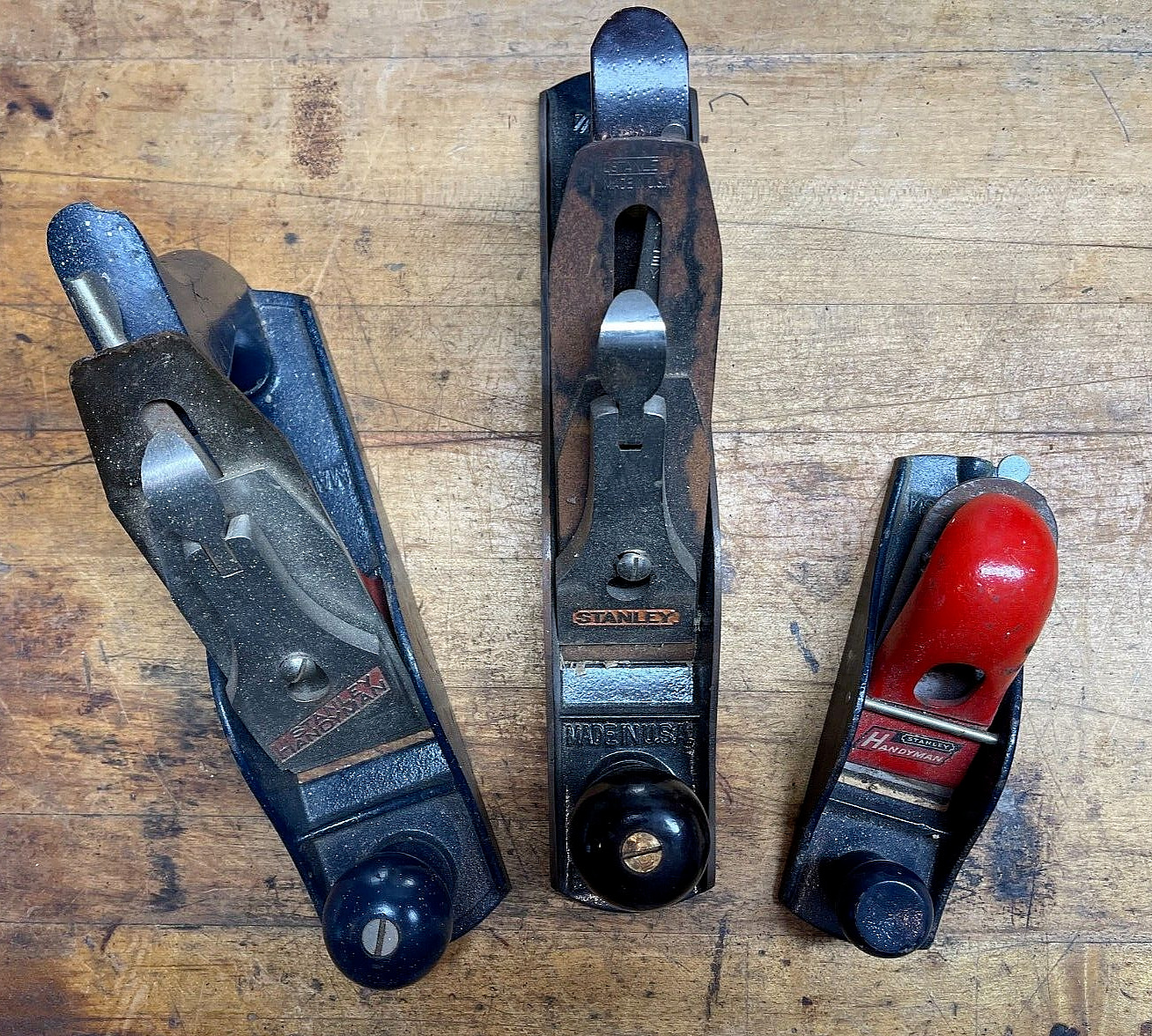 LOT OF 3 STANLEY WOODWORKING PLANES