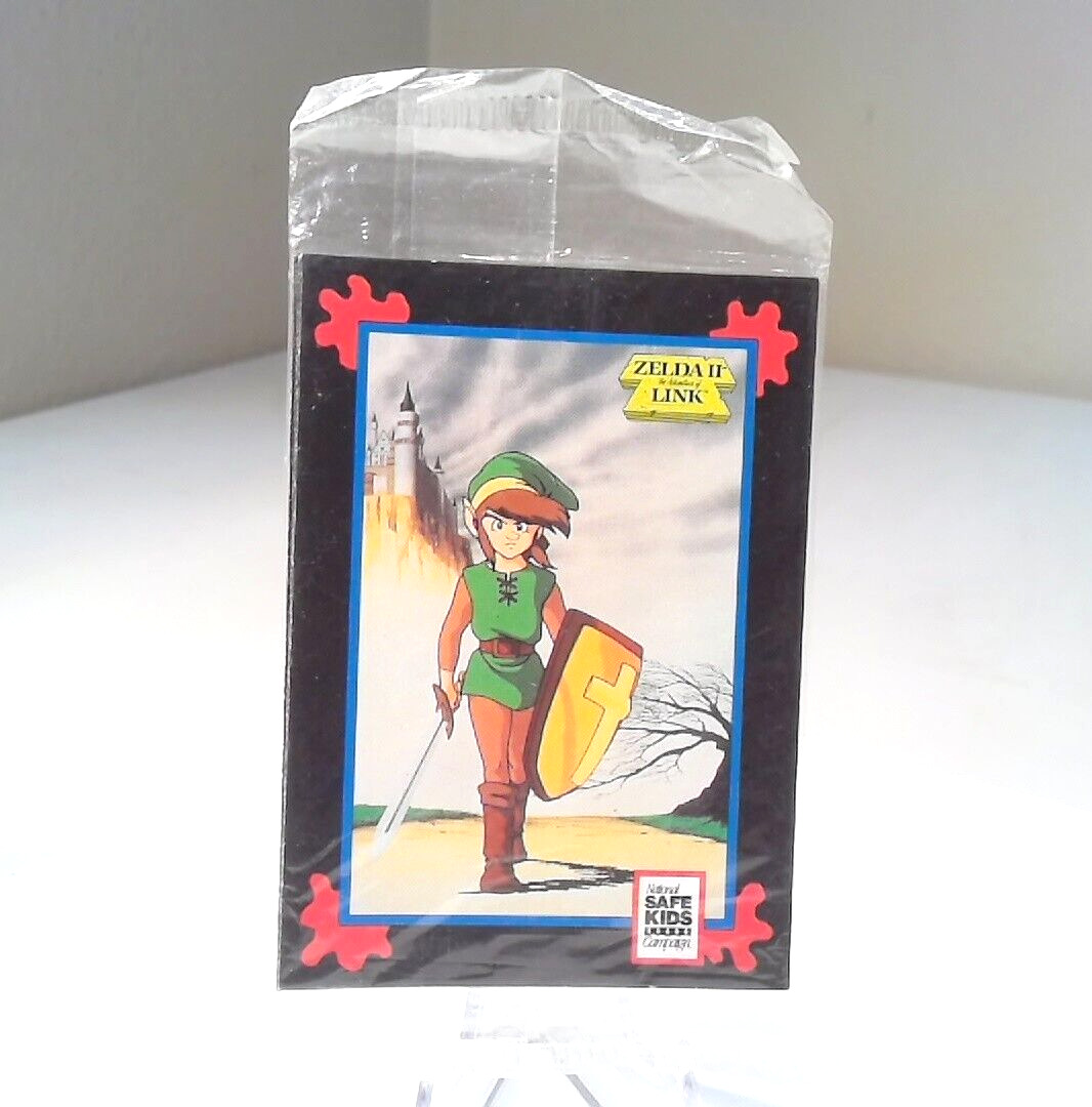Vintage 1991 Nintendo Impel Trading Card Treats Zelda ll Sealed Promo Card Pack