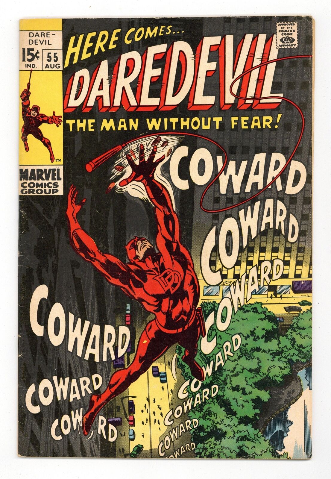 Daredevil #55 FN- 5.5 1969