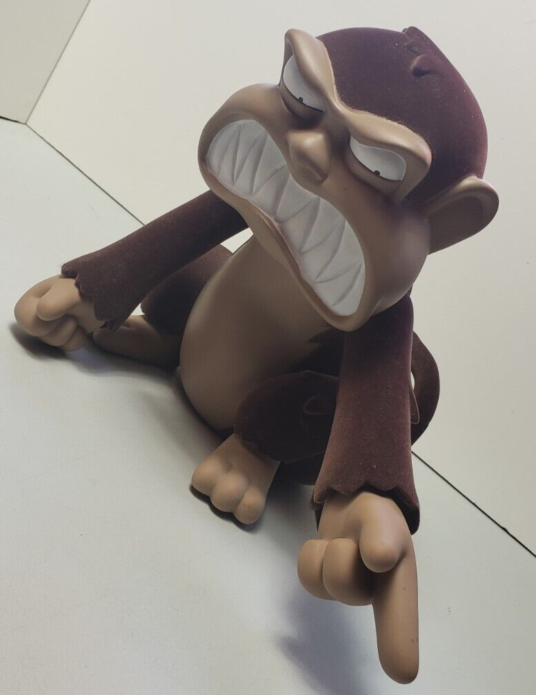 2006 Mezco Family Guy Summer Exclusive Deluxe EVIL MONKEY with Flocked Fur