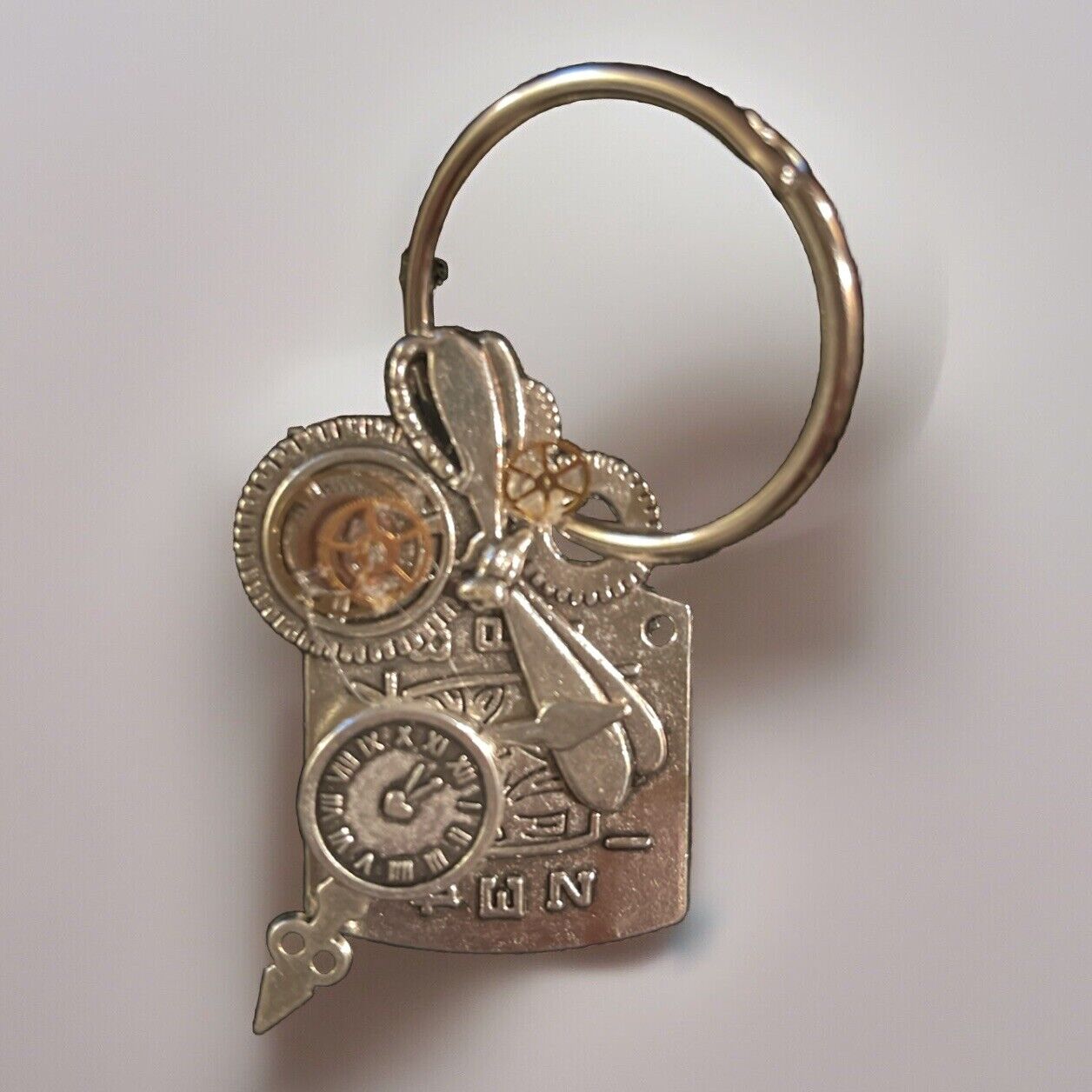 Handcrafted Steampunk Keychain (One Of A Kind) 