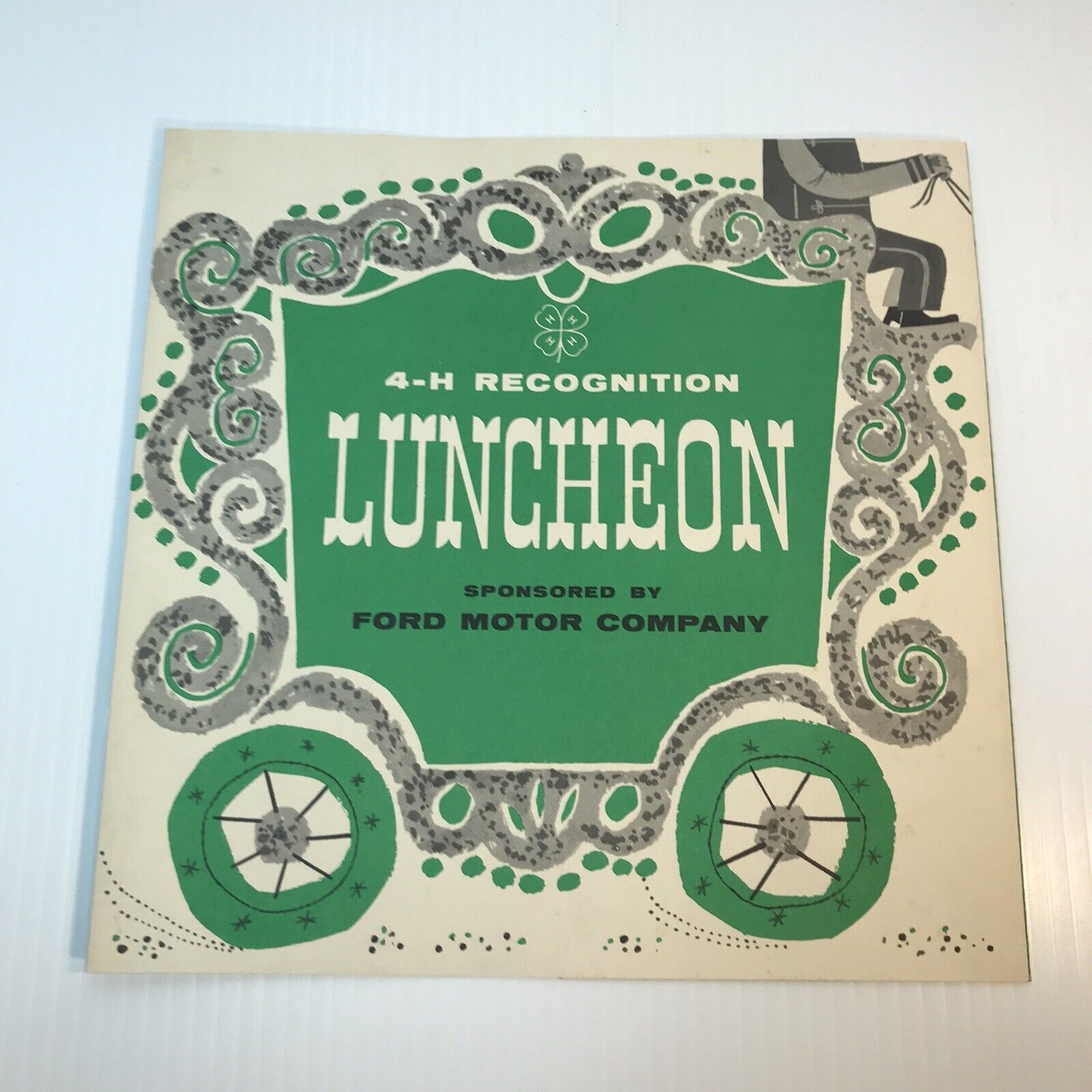 1957 4-H Recognition Luncheon Program Sponsored by Ford Motor Chicago Congress