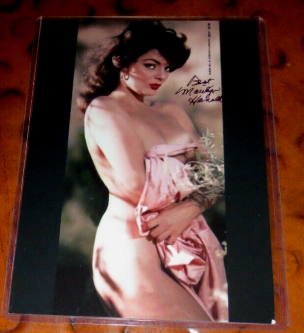 Marilyn Hanold Playboy Playmate of Month June 1959 signed autographed photo
