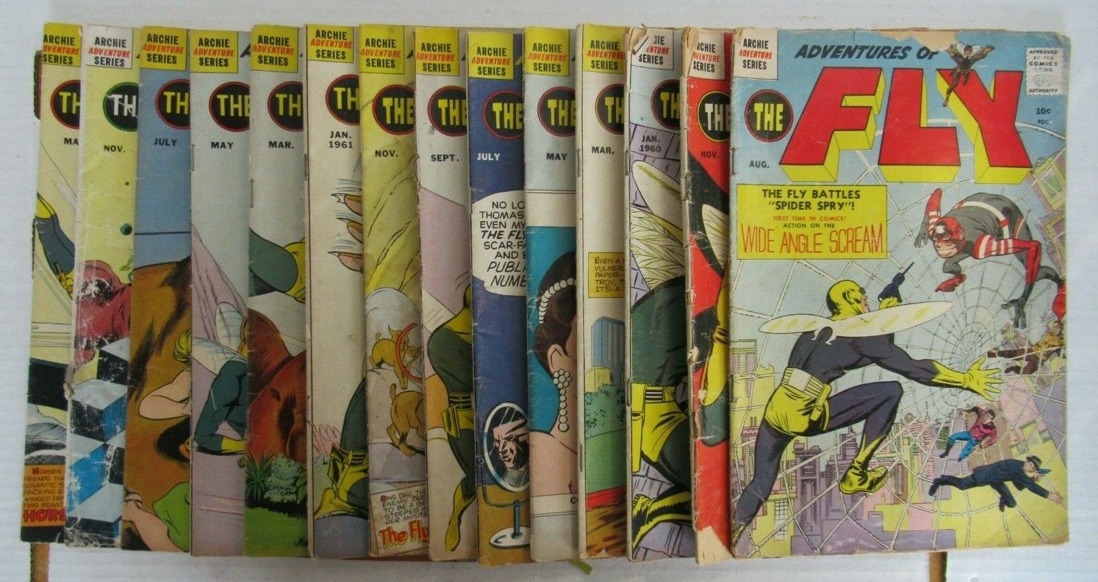 Lot 14 The Adventures Of The Fly 1 3 4 5 6 7 8 9 10 11 12 13 15 .. Readers