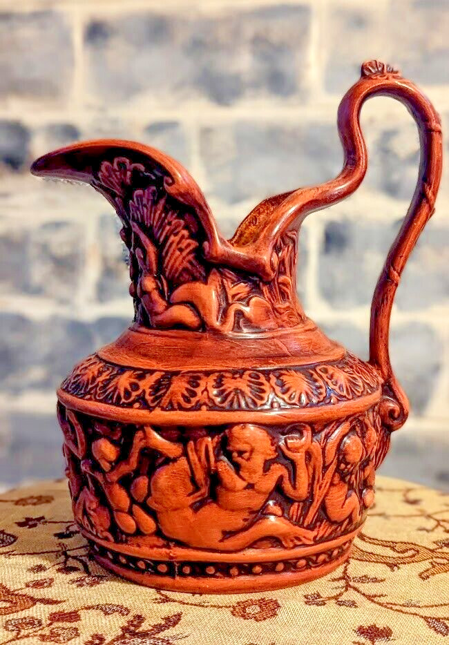 Vintage 1968 Studio Art Pottery Greek Poseidon Naughty Pot Signed Dodie