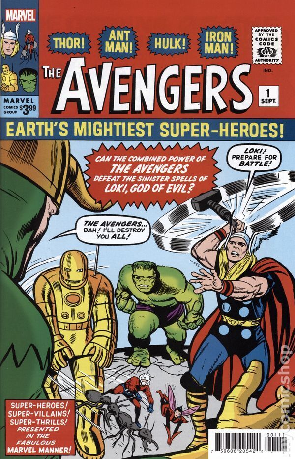 Avengers Facsimile Edition #1 NM 2023 Stock Image