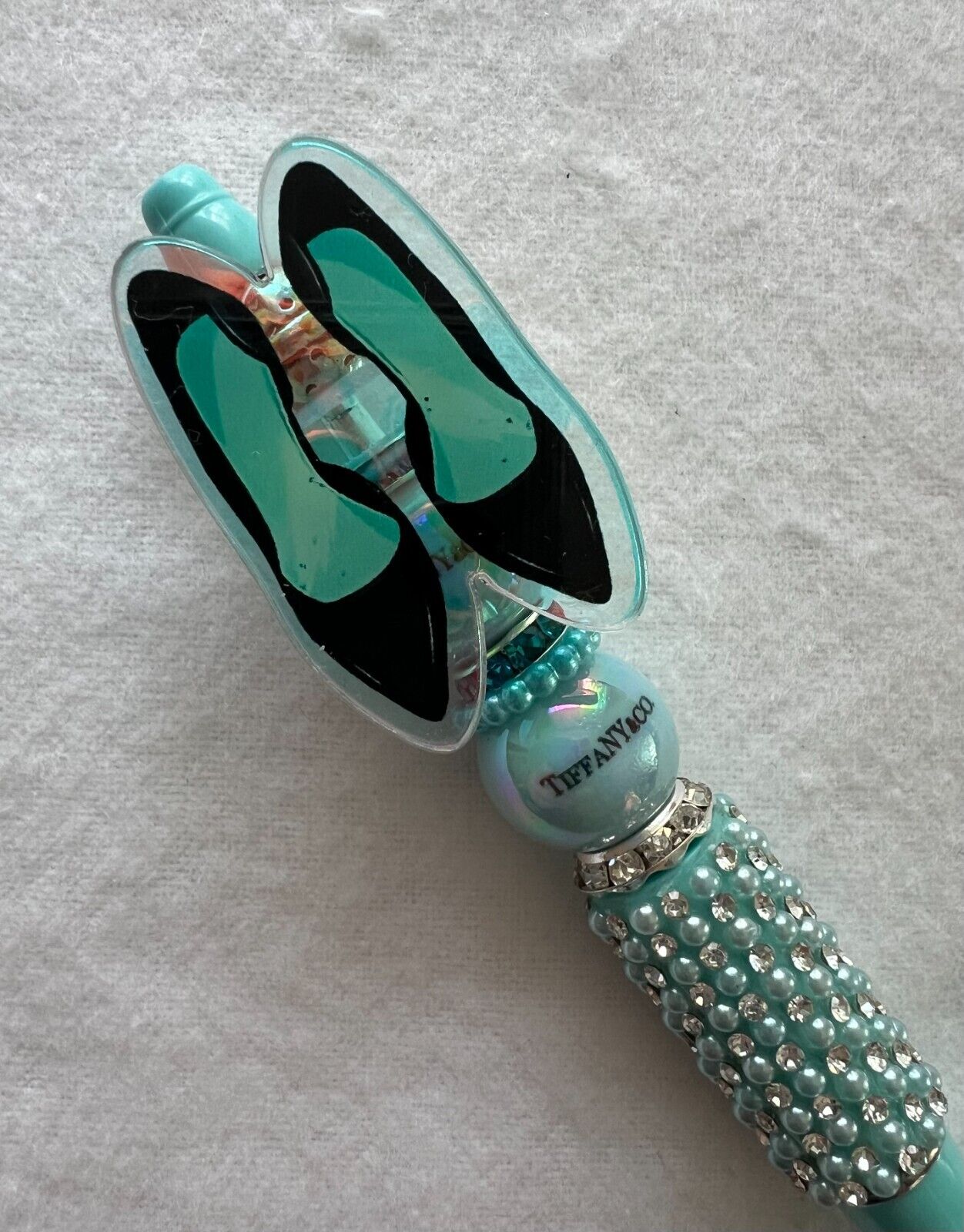 Custom Beaded Pens. Tiffany Blue. Gifts. Basket filler. Party gifts. Weddings.