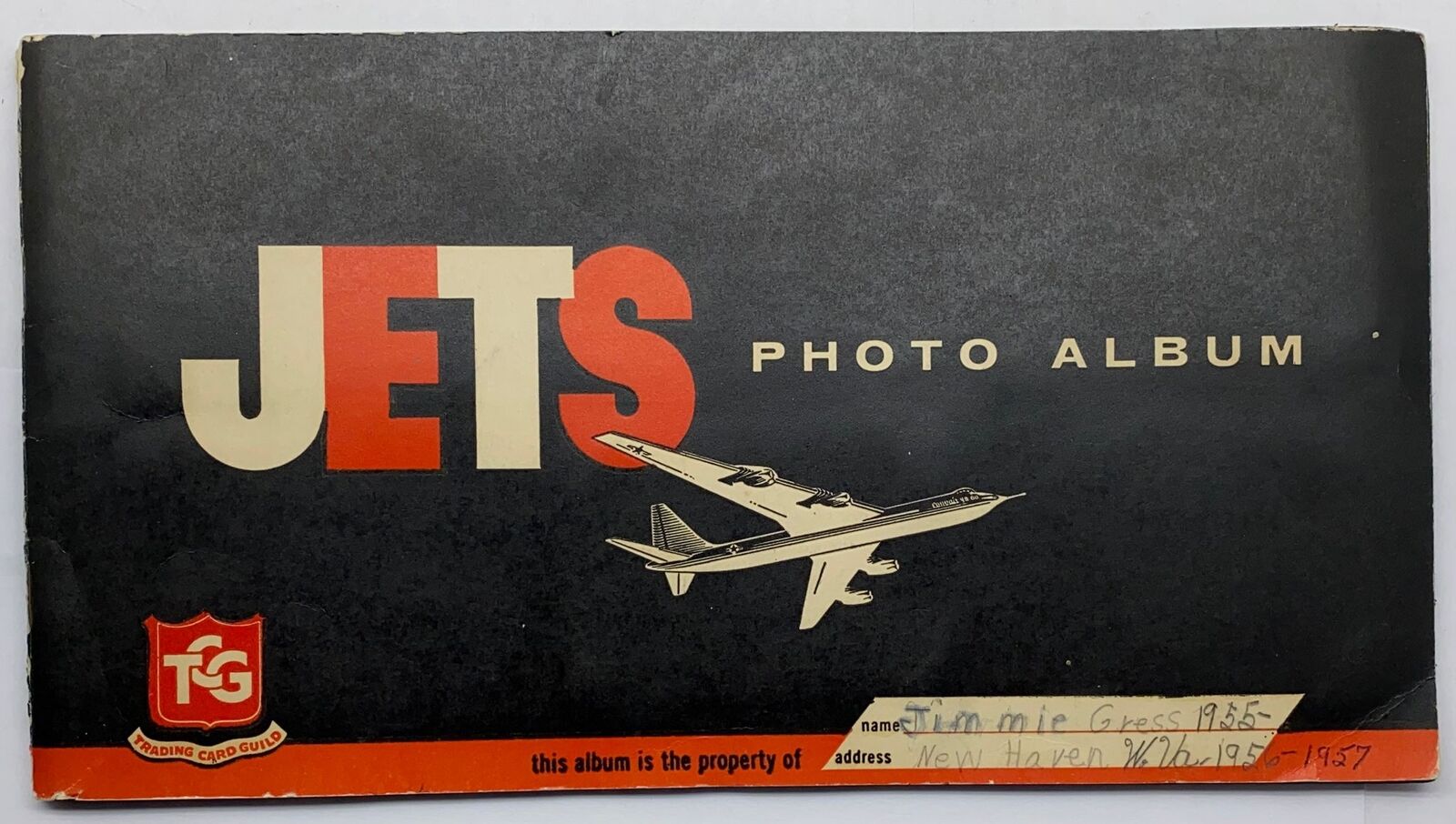1956 Jets Topps TCG Vintage Trading Card Photo Album for Card Set