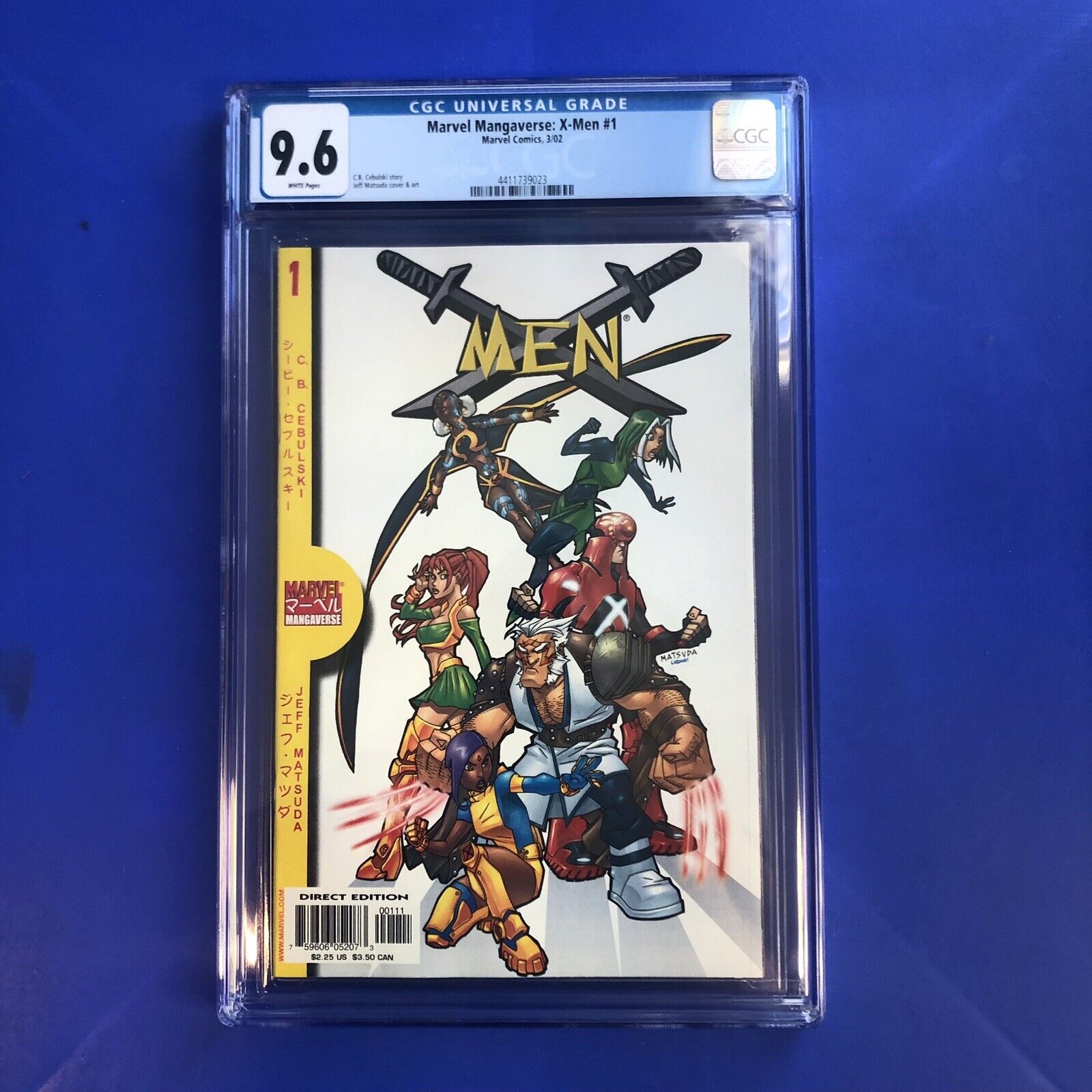 Marvel Mangaverse X-MEN #1 CGC 9.6 1st Print Appearance Manga Wolverine 2002 NM+
