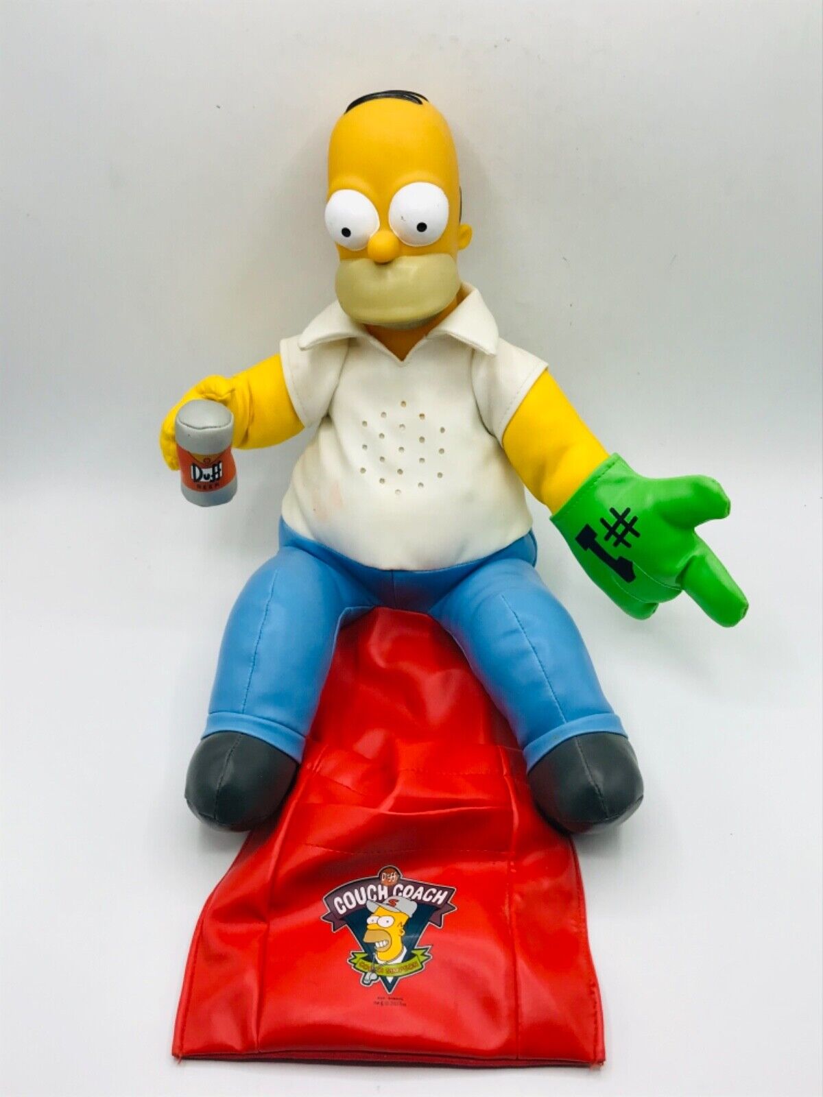 Simpsons Plush Duff Couch Homer Simpson Doll 16\