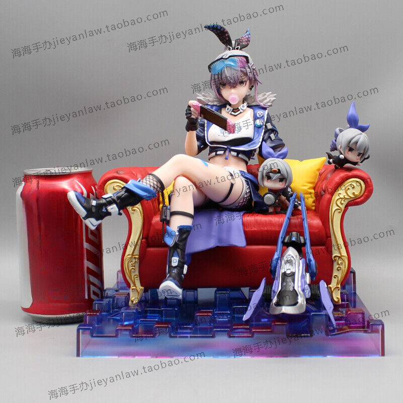 New Honkai Star Rail Silver Wolf Figure Anime 11in PVC Collection Model Doll Toy