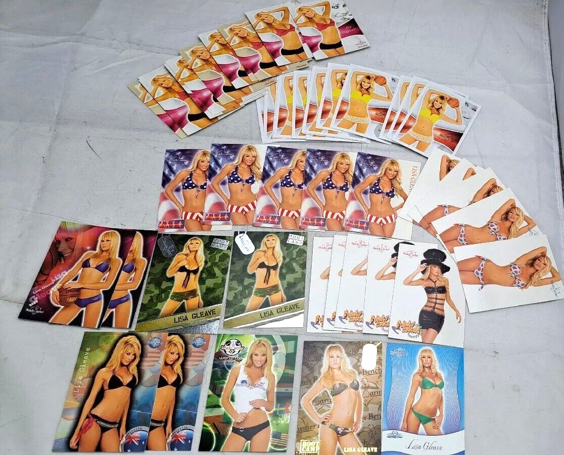 HUGE Lot of Benchwarmer Cards Lisa Gleave Assorted LOT As Pictured 