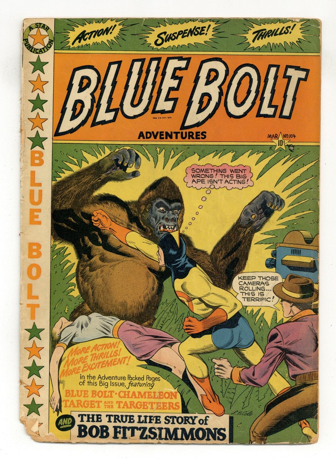 Blue Bolt #104 FR/GD 1.5 1950