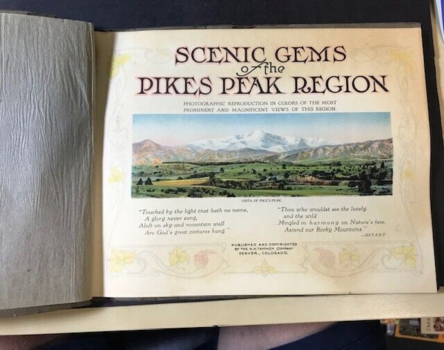 1920's Color Picture Book of the PIKE PIKE REGION in Colorado 30 Pictures