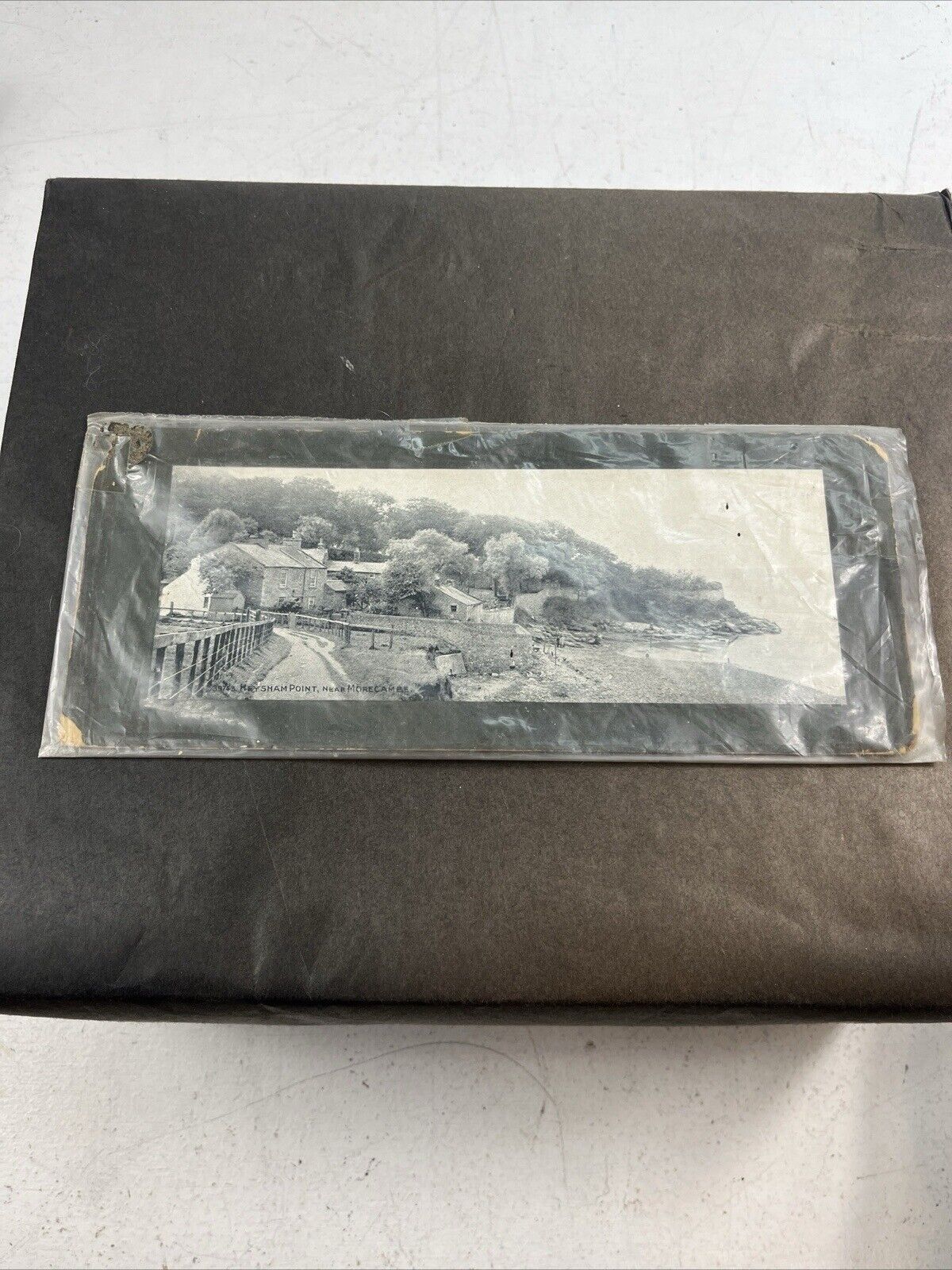 Panoramic Post Card 1908. Half Penny Packet Post. Photo Seaside Heysham Point. 