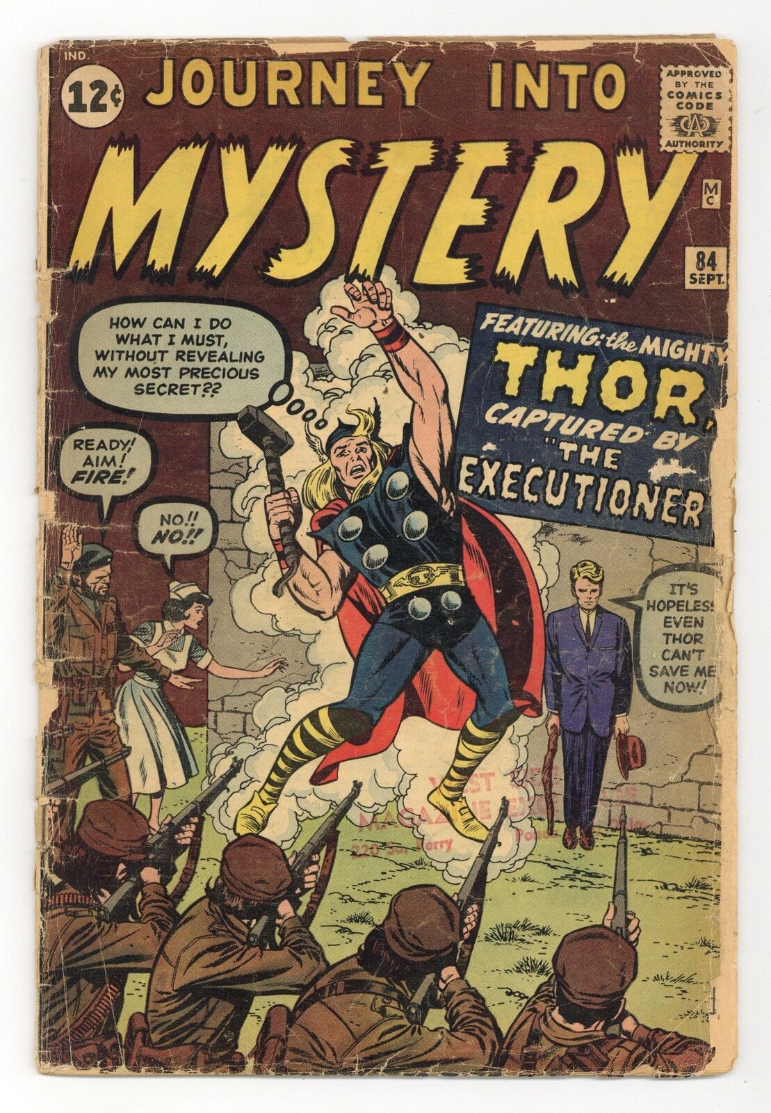 Thor Journey Into Mystery #84 FR/GD 1.5 1962 1st app. Jane Foster