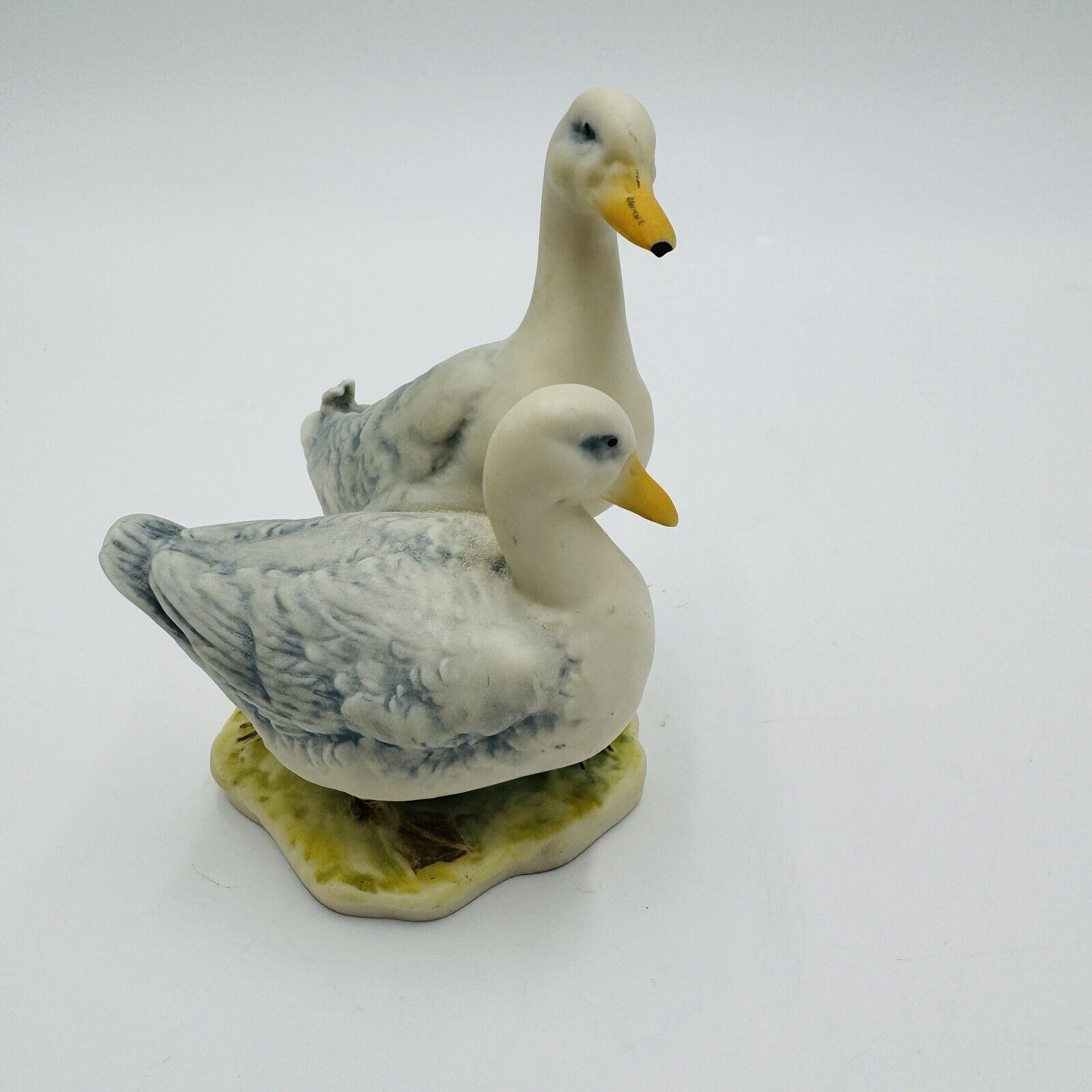 Kaiser Geese Hand Painted West Germany porcelain Figurine vtg signed birds 4in