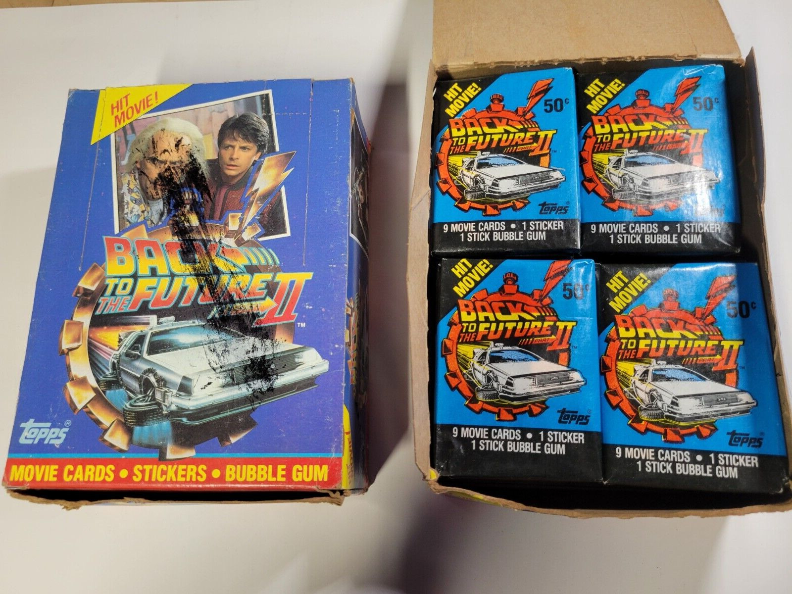 Back to the future trading cards box. Recently reduced by 20%