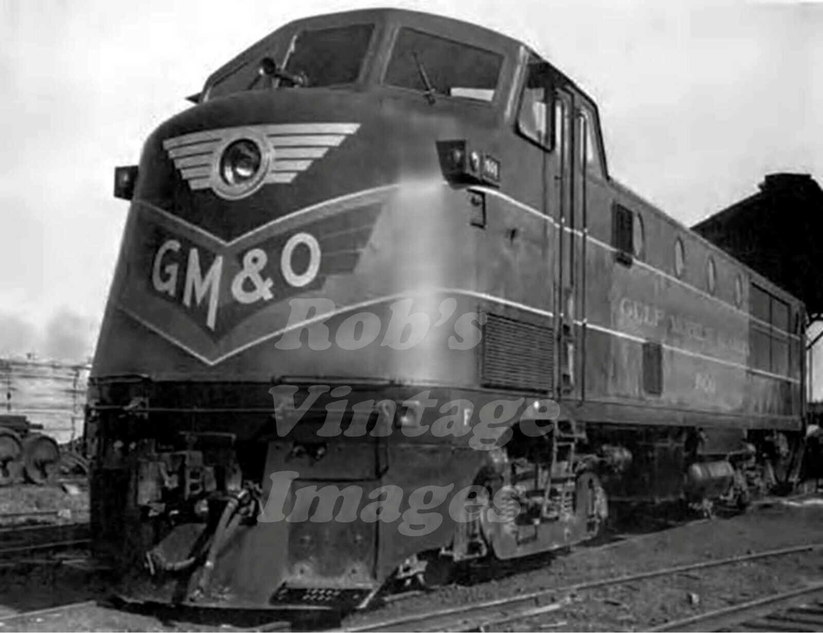  GMO Railroad  photo Ingalls 4-S Locomotive Gulf Mobile Ohio Railroad train 