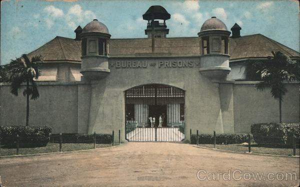 Bilibid Prison,Manila,Philippines Cardinell-Vincent Co. Postcard Vintage