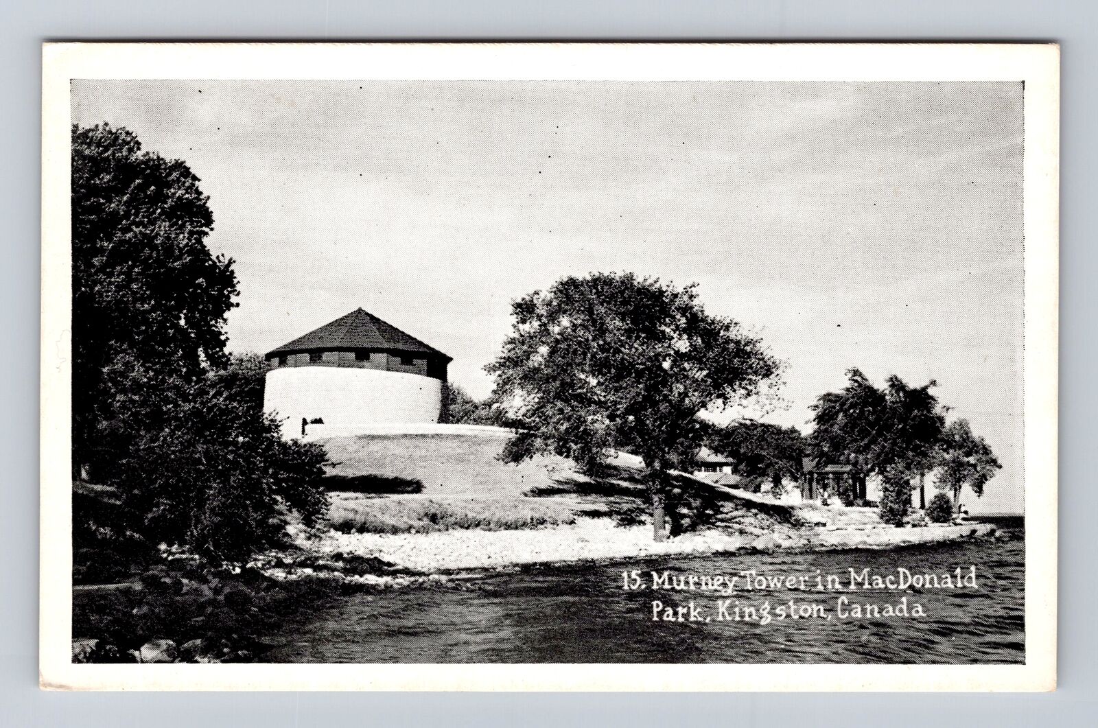 Kingston Ontario-Canada, Murney Tower, MacDonald Park, Vintage Souvenir Postcard