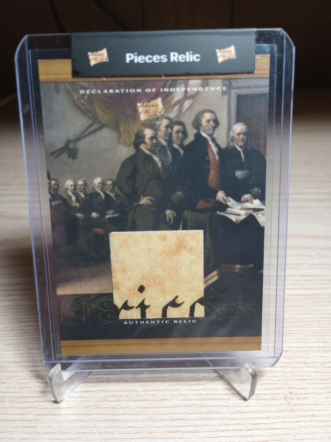 2022 Pieces Of The Past Declaration Of Independence Jumbo Document Relic #DOI-2