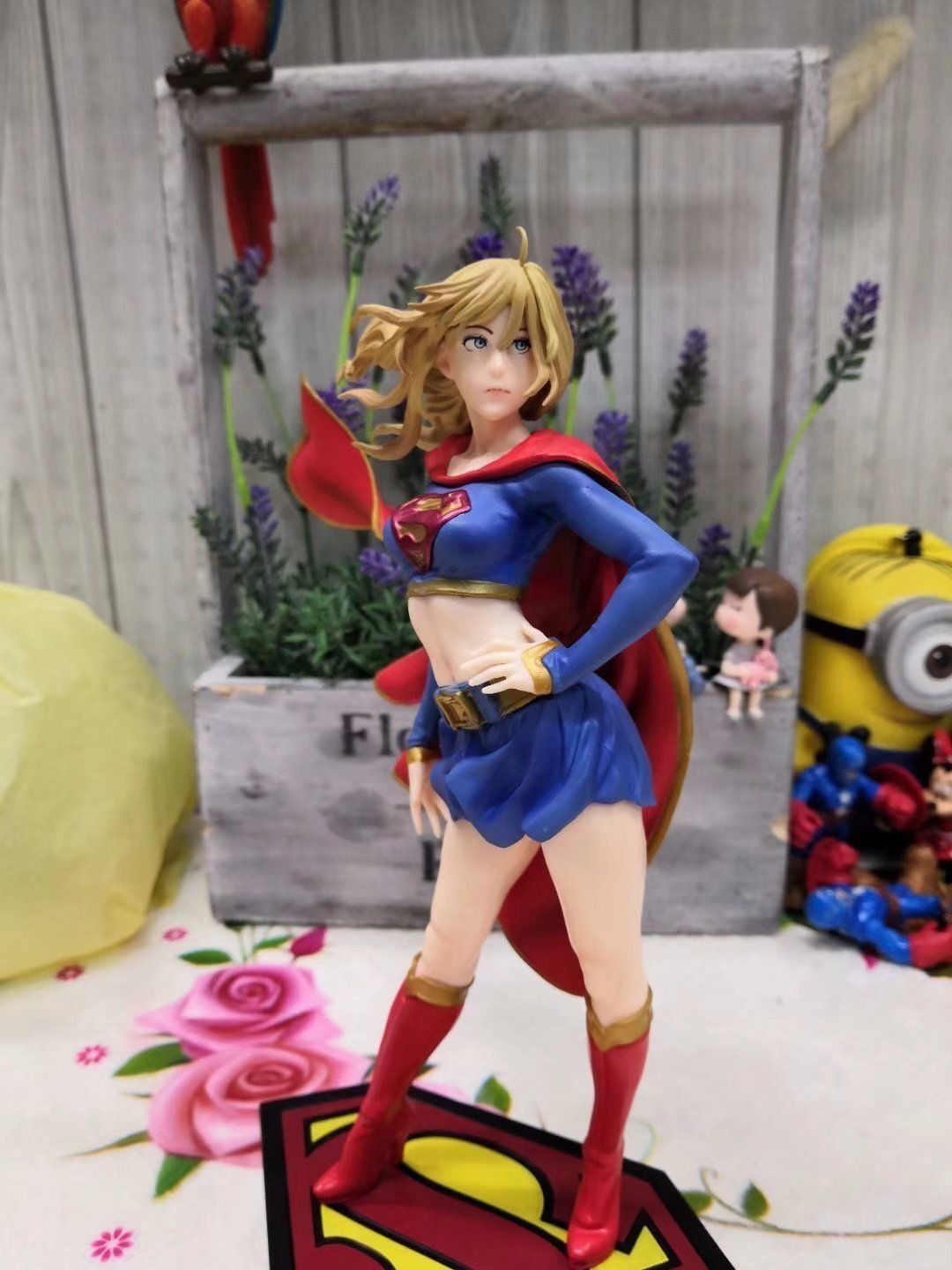 New DC Comics Bishoujo Statue Supergirl Returns PVC Figure Box Set