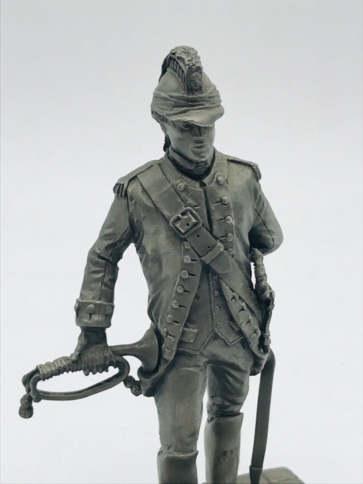 Pewter Figurine Trumpet 2nd Connecticut Regiment American People Franklin Mint