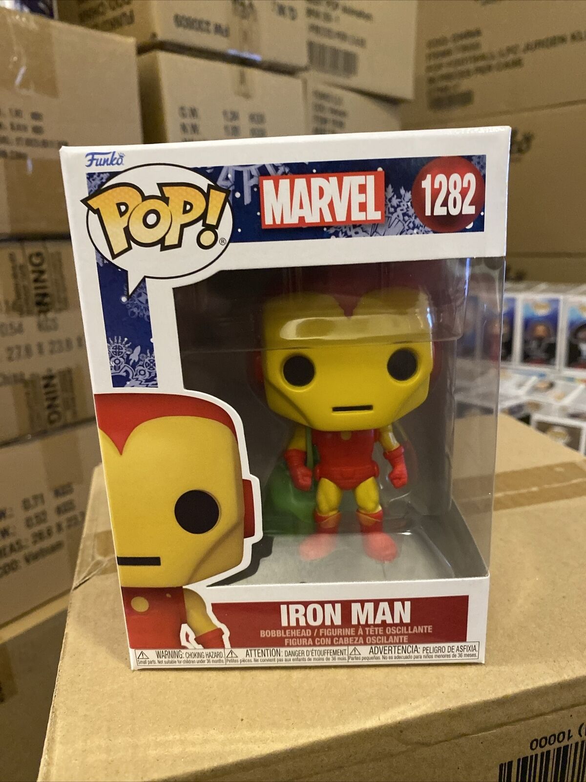 Funko POP Marvel: Iron Man with Bag [Holiday] #1282 Mint Ships Now Holiday Set