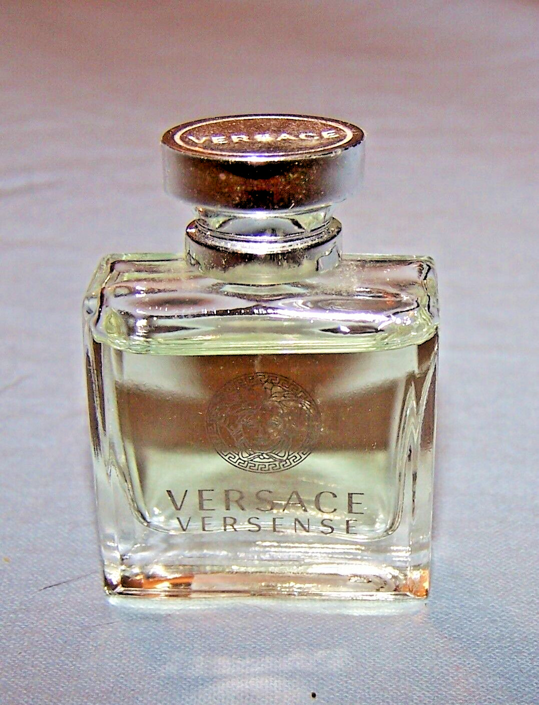 Vintage Full Miniature Versense by Versace Glass Bottle-Lot 27