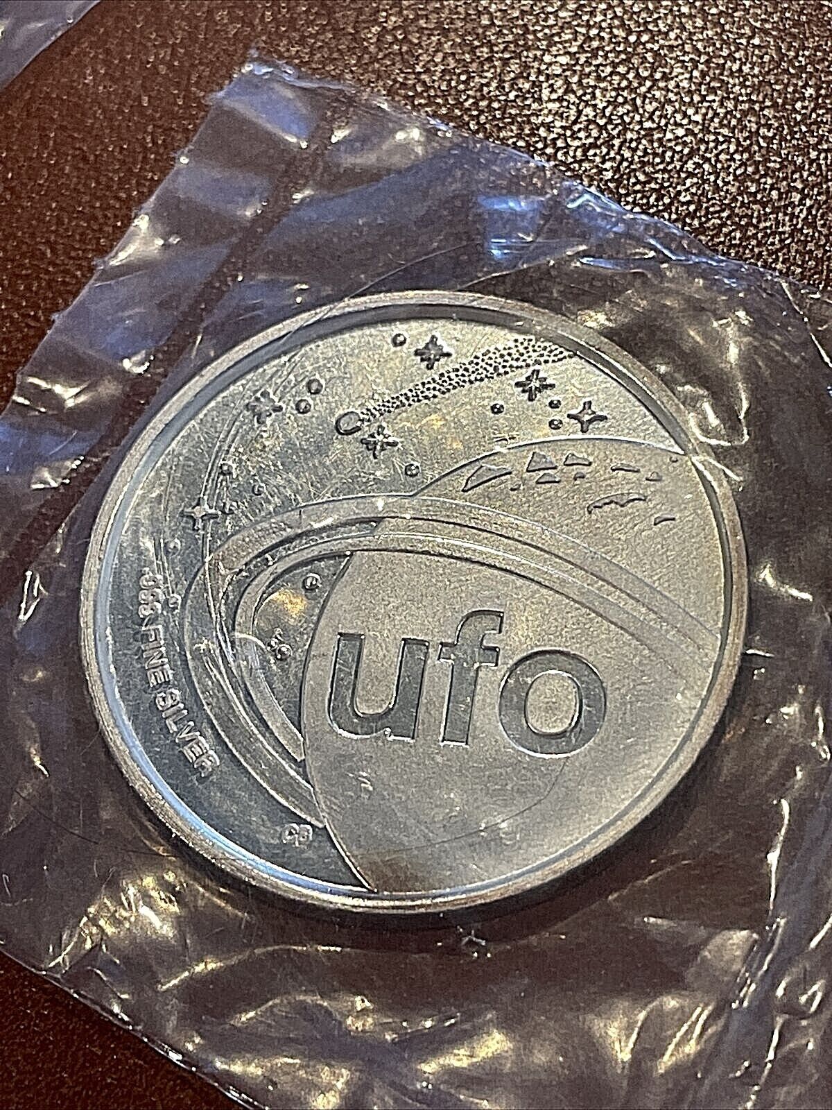 1947 UFO Alien Roswell New Mexico Collectible .999 Silver Coin 50th Anniversary 