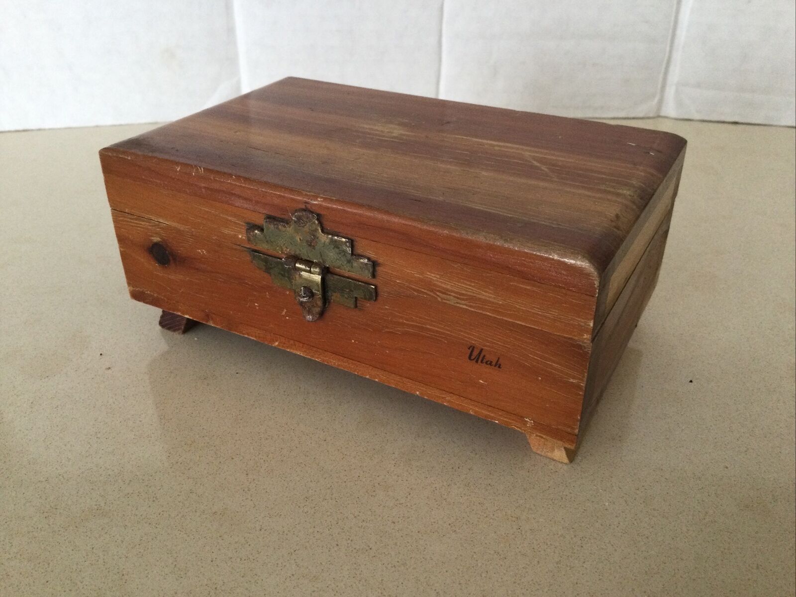 Small Cedar Wood Box, 1970’s. Utah. 