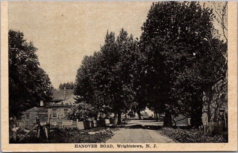 1910s WRIGHTSTOWN, New Jersey Postcard 