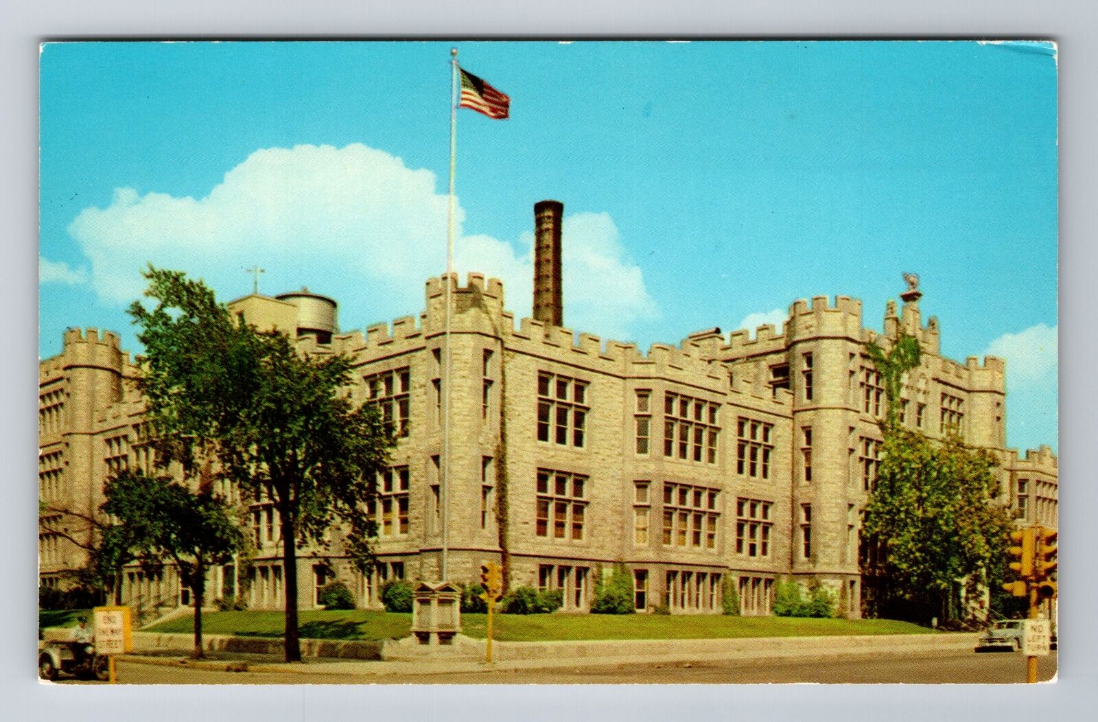 Joliet IL-Illinois, Joliet Township High School and Jr College, Vintage Postcard