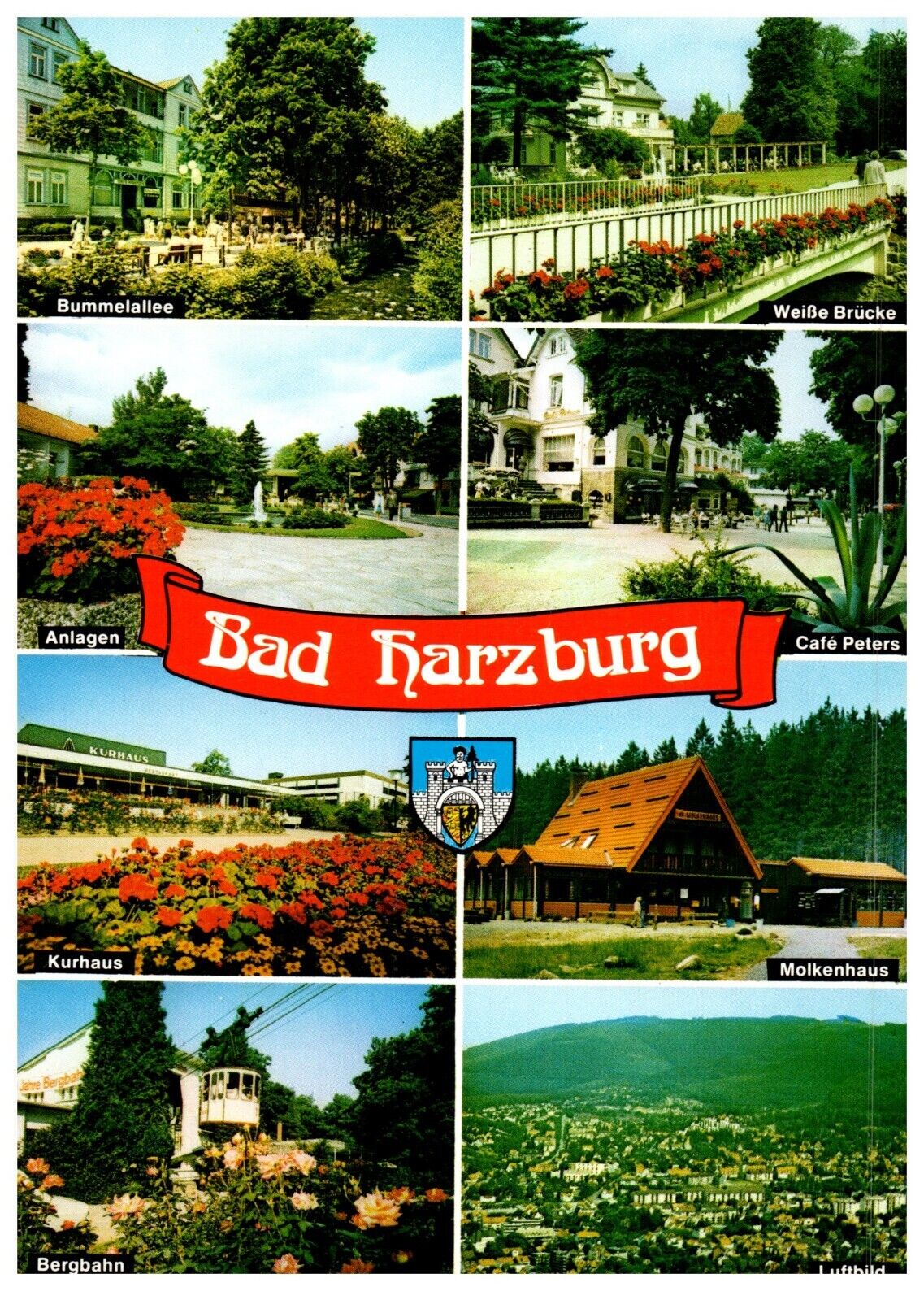 POSTCARD VTG Bad Harzburg Lower Saxony Germany Multi-View 