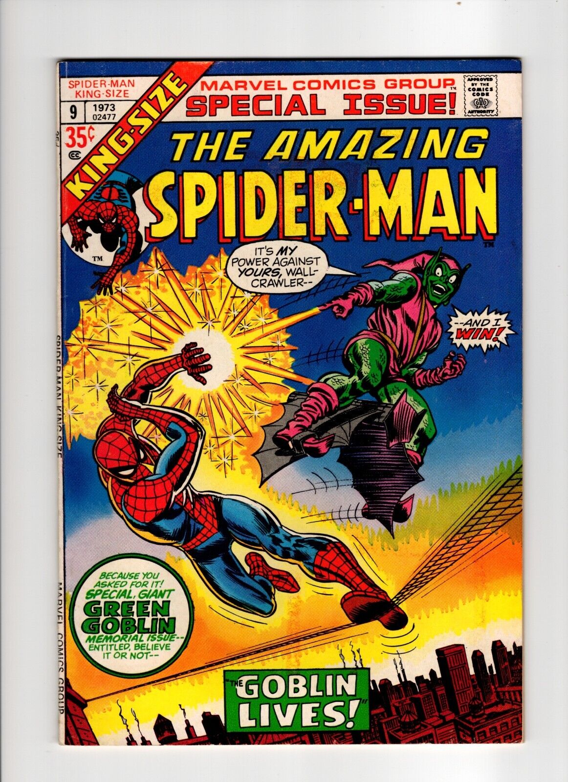 AMAZING SPIDER-MAN ANNUAL #9 (1973): High Grade