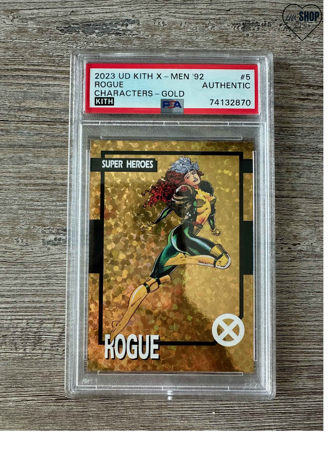 2023 UD KITH X - MEN '92 ROGUE CHARACTERS - GOLD #5 AUTHENTIC