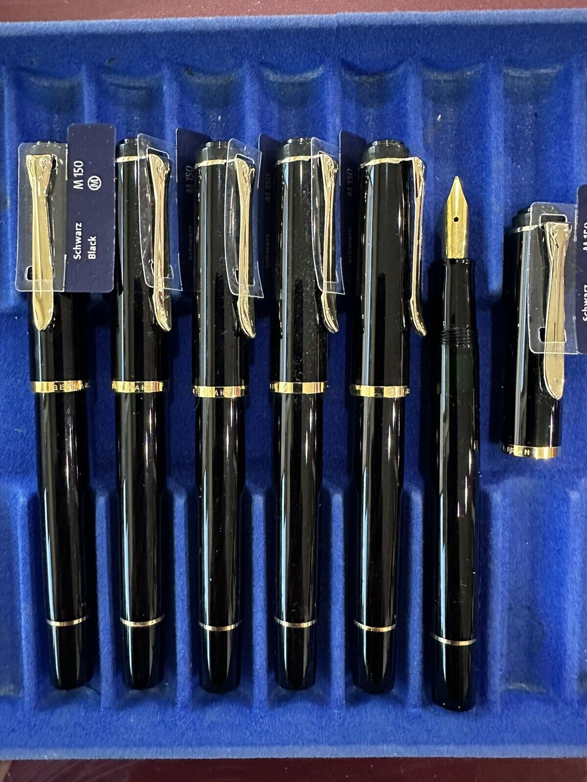 PELİKAN FOUNTAINPEN M150  BLACK 6 PCS  M NIB fountain pen