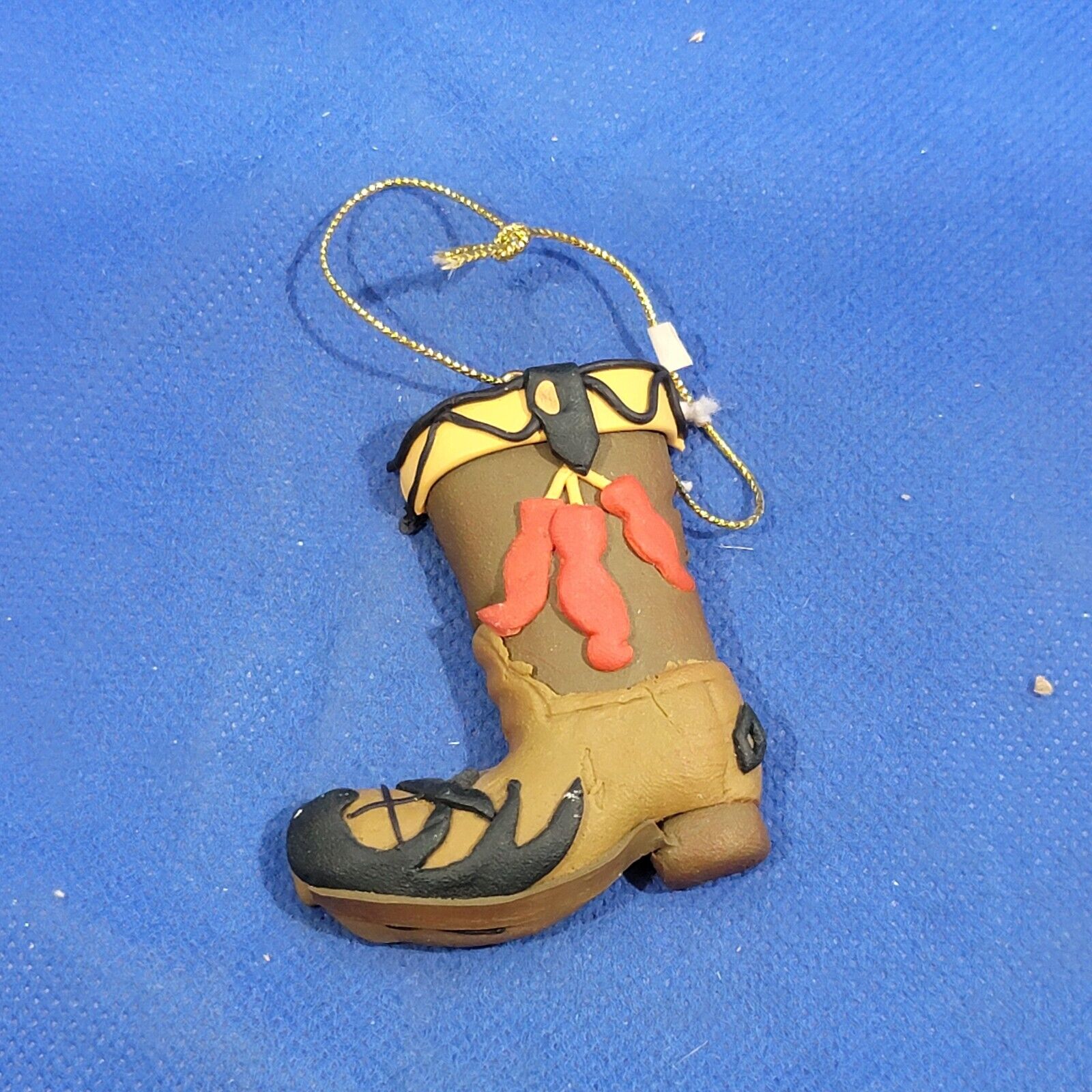 Vintage Christmas tree Western Boot Plastic Holiday Décor