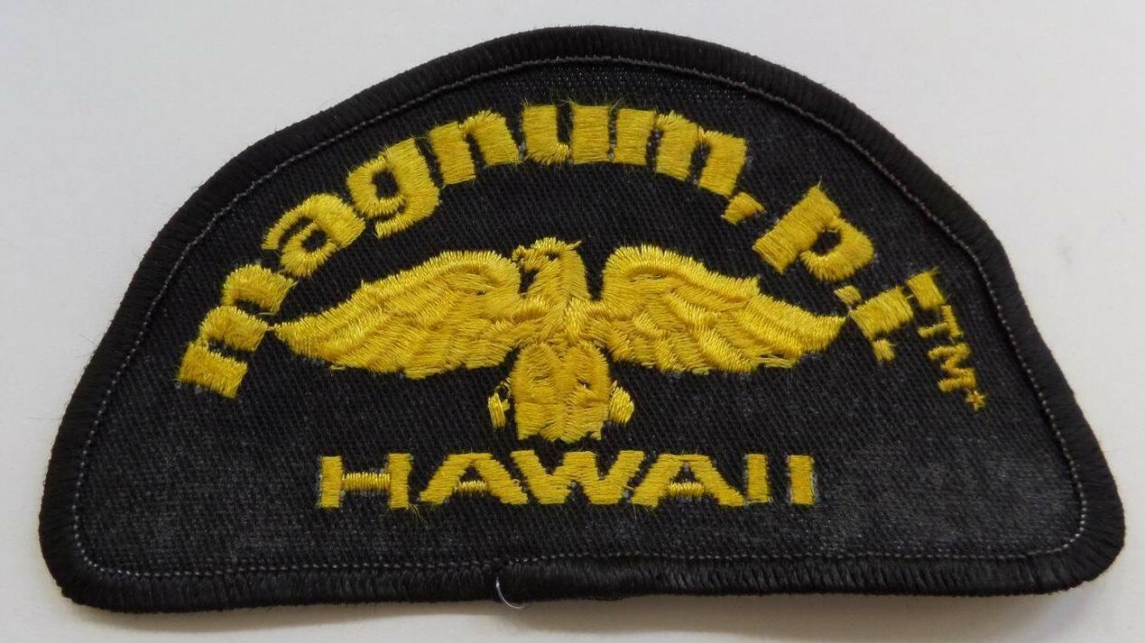 Vintage MAGNUM P.I. HAWAII Embroidered Patch