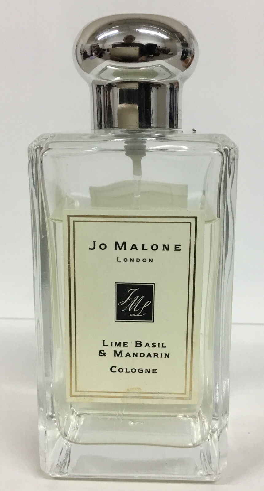 Jo Malone Lime Basil Mandarin Cologne 3.4oz As Pictured 80% FULL