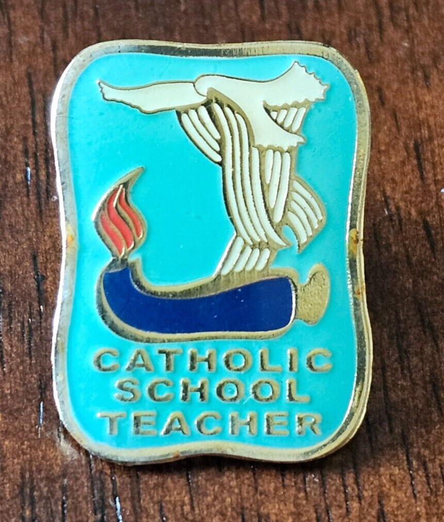 Vintage Catholic School Teacher Pin