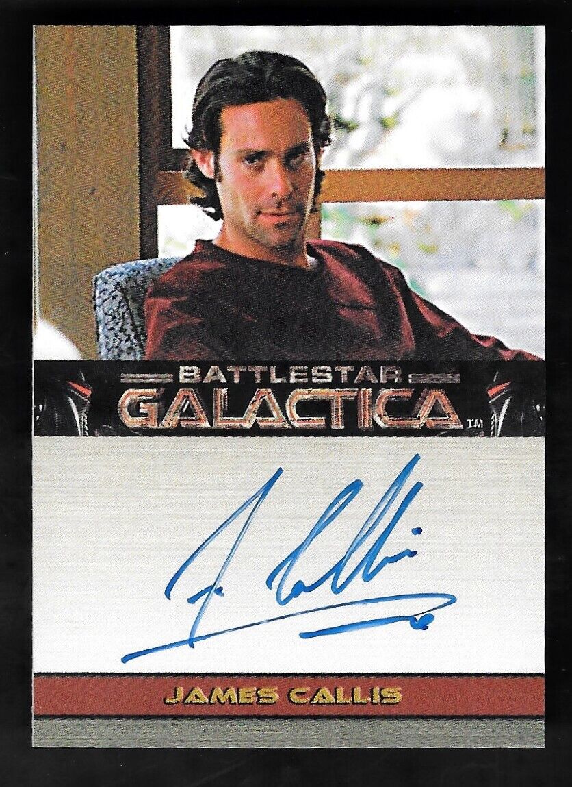 2007 Rittenhouse Battlestar Galactica Season Two James Callis Autograph Card