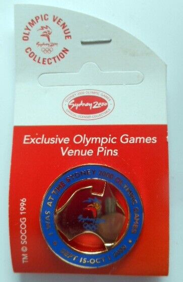 Sydney 2000 Olympic Games - Exclusive Venue Pin \'I was at the Sydney 2000 .