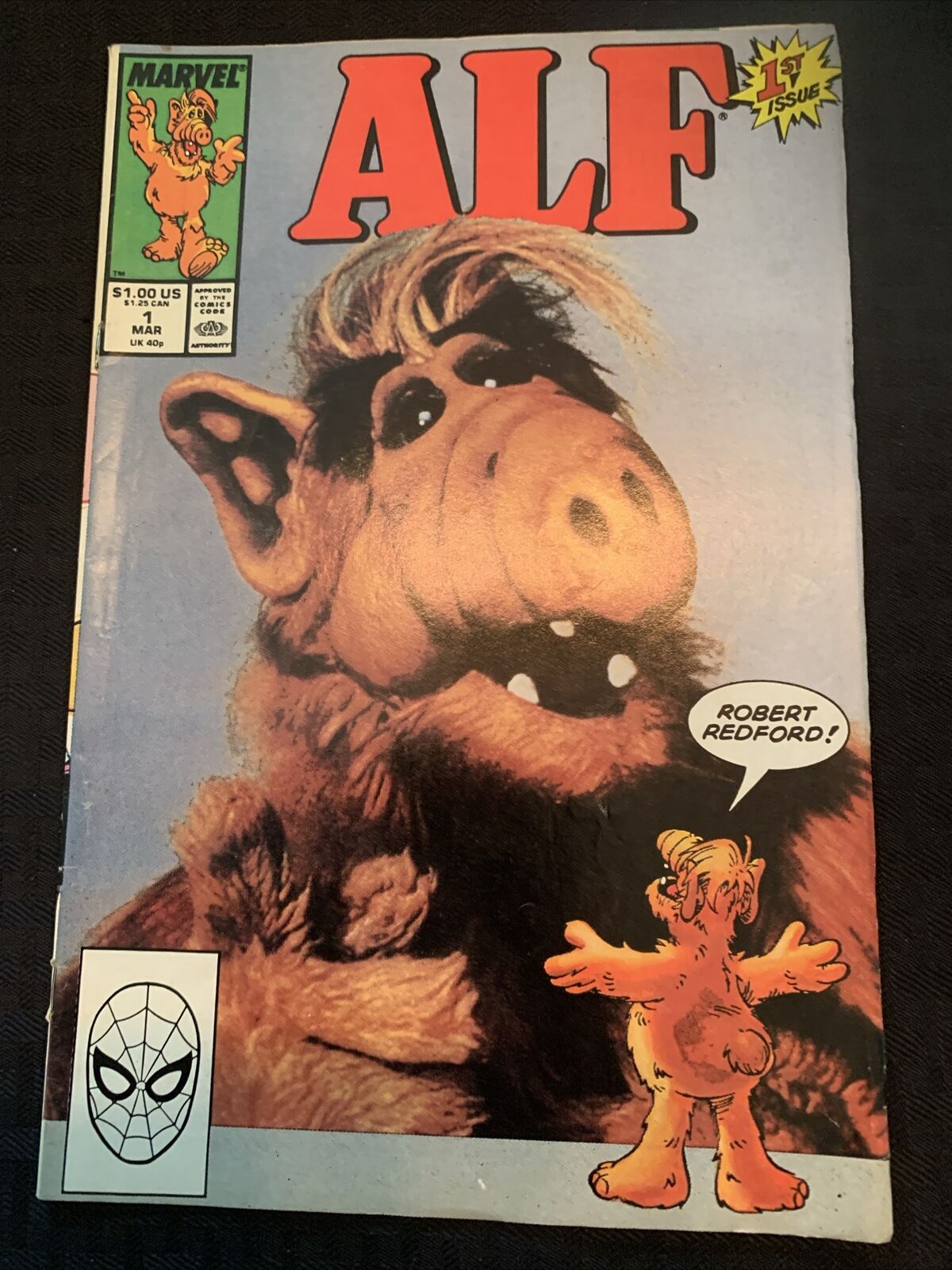 Alf 1st Issue #1, Marvel Comics 1988 Vintage Comic