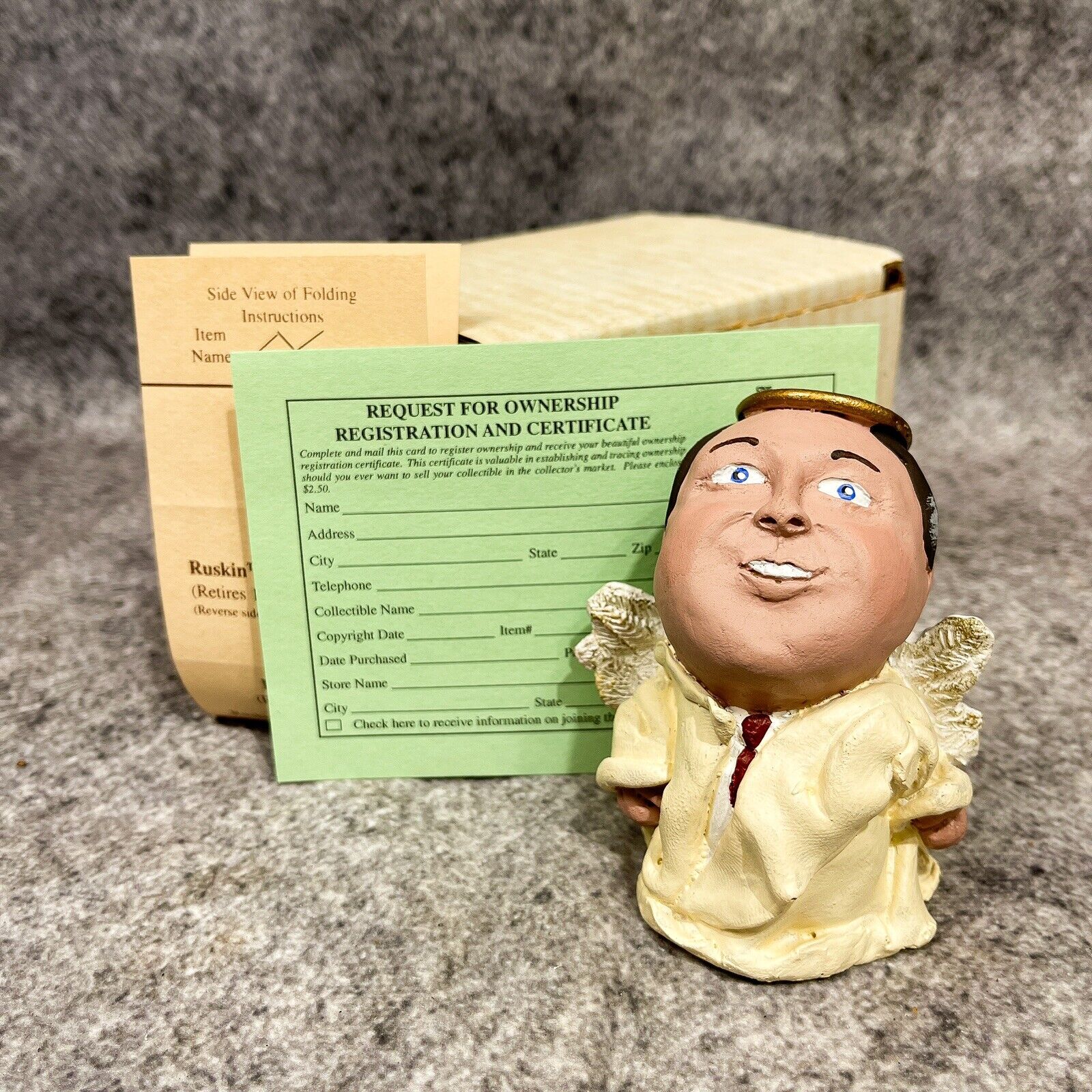 Rush Limbaugh Memorabilia Rushkin Angel Figurine Vintage Republican Talk Show