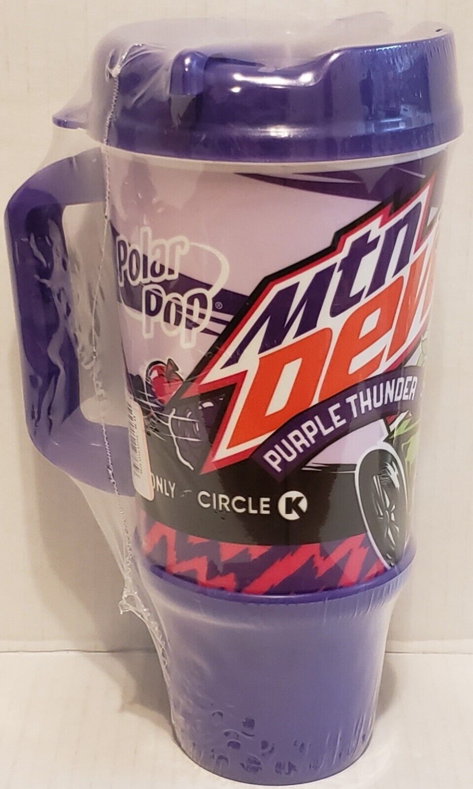 Polar Pop Mountain Dew Purple Thunder Travel Mug* 32oz*New Sealed* 